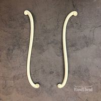 WoodUbend 1586.2 (ett par) Decorative Swirls 22x1.3cm (L)