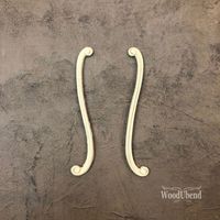 WoodUbend 1582.2 Decorative Swirls (ett par) - ca 17x1cm (M)
