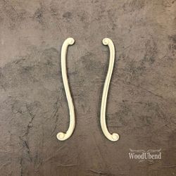 WoodUbend 1582.2 Decorative Swirls (ett par) - ca 17x1cm (M)