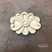 WoodUbend® 1658.1 Floral Center - ca 7x5cm