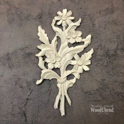 WoodUbend 0513.1 Flower Bouquet - ca 22.5X12.5cm