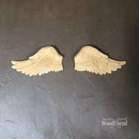 WoodUbend® 1208.2  Large Wings (ett par) - ca 20x10cm