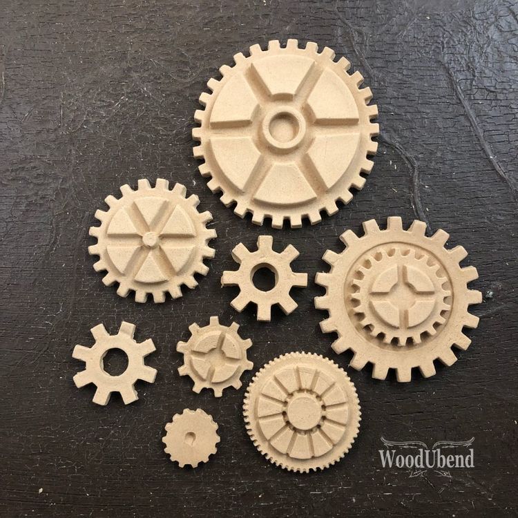 WoodUbend® 0056.8 Pack of cogs - ca 2.5-8cm
