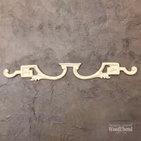 WoodUbend® 1773.1 Pediment, mått 34x4.5cm