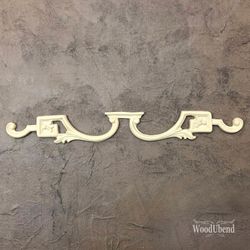 WoodUbend® 1773.1 Pediment, mått 34x4.5cm