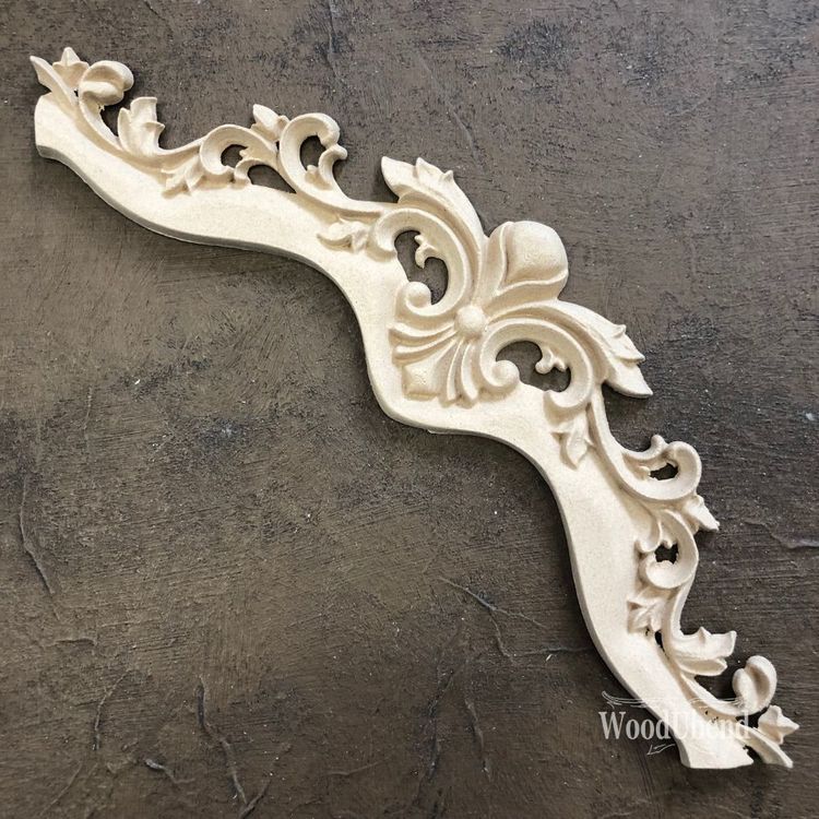 WoodUbend® 2108 Pediment, mått 21x6cm