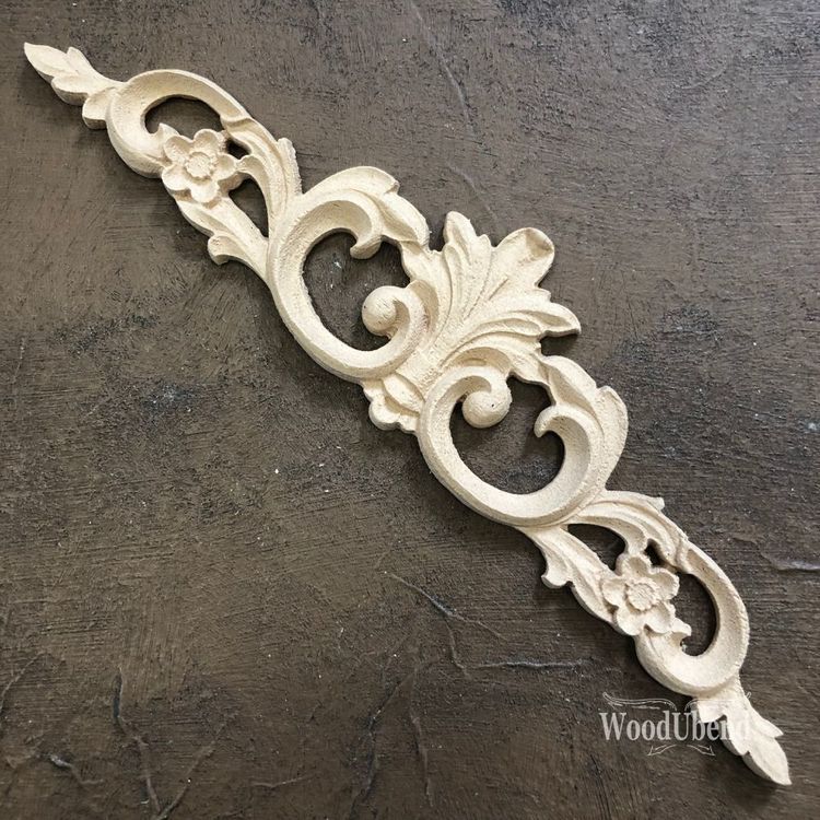 WoodUbend® 2118.1 Pediment - ca mått 19.5x5.5cm