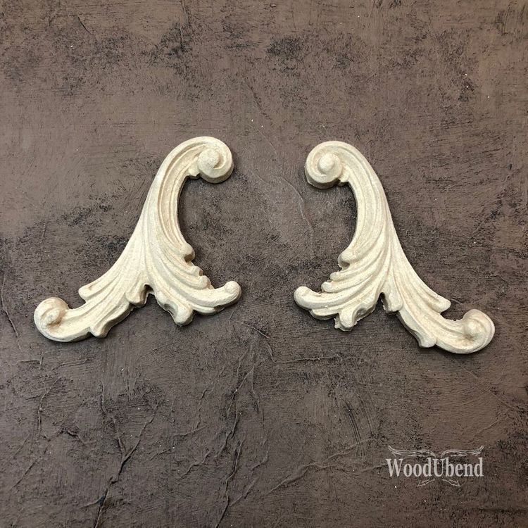 WoodUbend® 1338.2 Scrolls - 9.5x5cm (ett par)