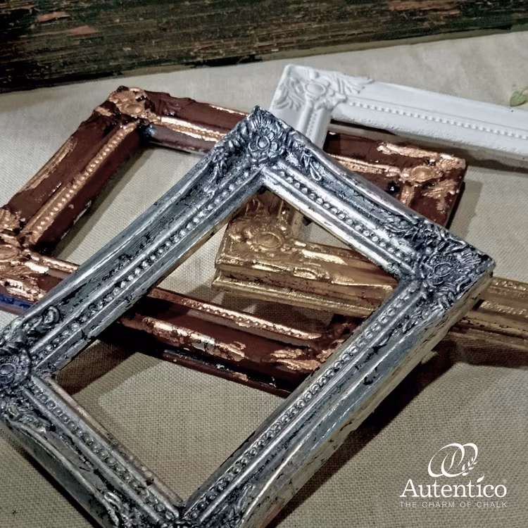 Autentico® Slagmetall - SILVER (aluminium) - Förgyllning