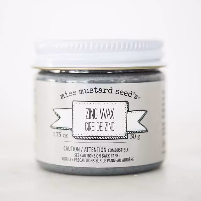 Miss Mustard Seed's Zinc Wax - Grått möbelvax