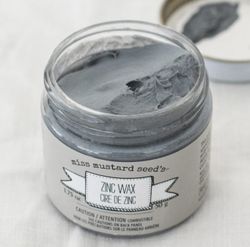 Miss Mustard Seed's Zinc Wax - Grått möbelvax 50g