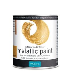 Polyvine® Metallic Paint BRIGHT GOLD (guld)