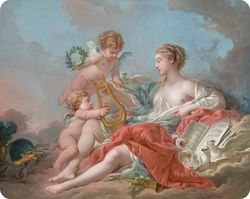 Posh Chalk® MUSE OF MUSIC - A1 Deluxe Decoupage Paper ca  59x84cm