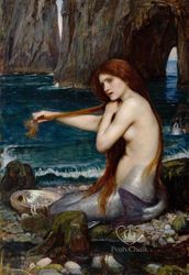 Posh Chalk® POSH MERMAID - A1 Deluxe Decoupage Paper ca  59x84cm