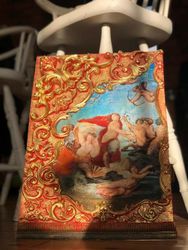 Posh Chalk® THE RED CLOAK - A1 Deluxe Decoupage Paper ca 59x84cm
