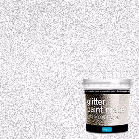 Polyvine Glitter Paint Maker  - SILVER (silverglitter)