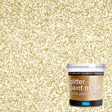 Polyvine Glitter Paint Maker - GULD (guldglitter)