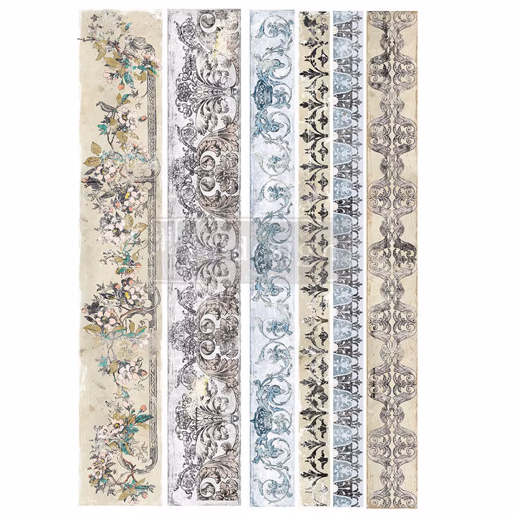 Re Design Décor Transfers® - Distressed Borders ca 61x89cm