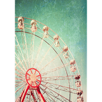 MINT - A1 Decoupagepapper (ca 59x84cm) - FERRIS WHEEL