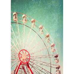 MINT - A1 Decoupagepapper (ca 59x84cm) - FERRIS WHEEL