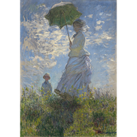 MINT - A3 Decoupagepapper (ca 30x42cm) - LADY WITH PARASOL