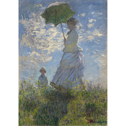 MINT - A3 Decoupagepapper (ca 30x42cm) - LADY WITH PARASOL