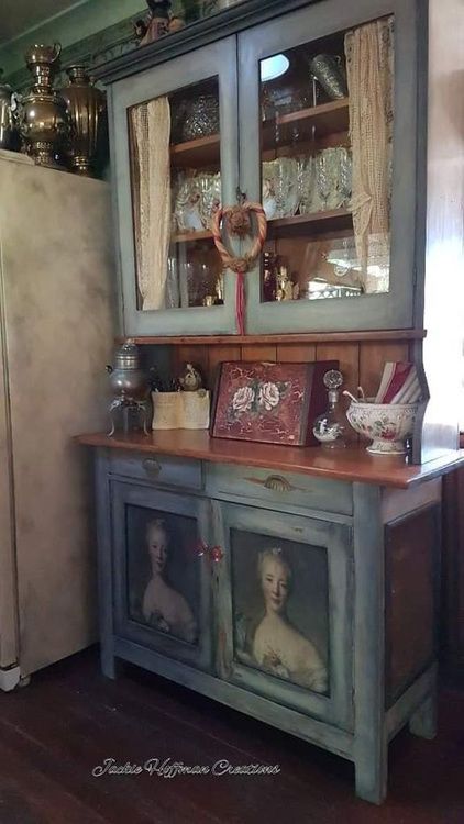 MINT Decoupage Paper MADAME LE FEVRE - Photo credit: Jackie Hoffman Creations