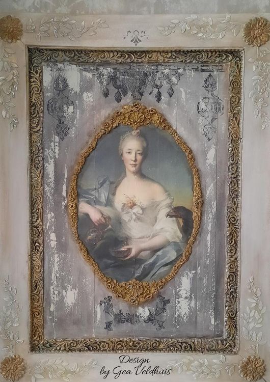 MINT Decoupage Paper MADAME LE FEVRE - Photo credit: Vintage4Love