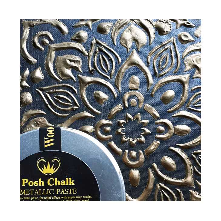 EMBOSSINGPASTA - Posh Chalk Metallic Paste - DEEP GOLD