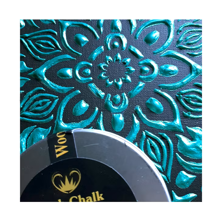 EMBOSSINGPASTA - Posh Chalk Metallic Paste - GREEN PHTHALO