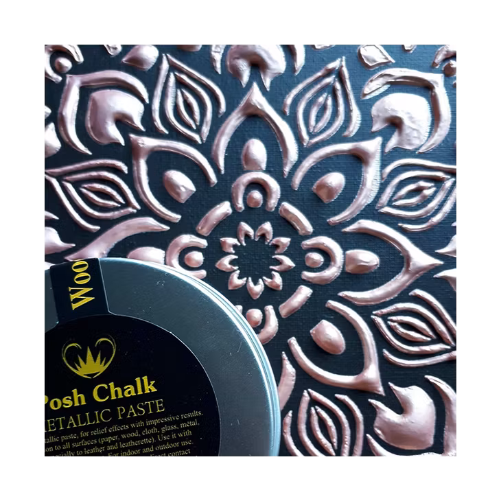 EMBOSSINGPASTA - Posh Chalk Metallic Paste - ROSE GOLD