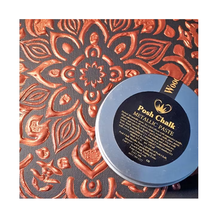EMBOSSINGPASTA - Posh Chalk Metallic Paste - RED MEDIUM CADMIUM