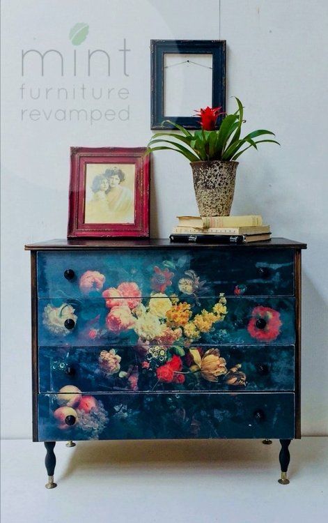 MINT Decoupage Paper RENAISSANCE FLOWERS