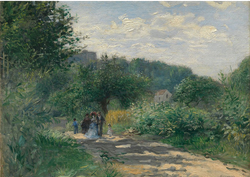 MINT - A3 Decoupagepapper (ca 30x42cm) - ROAD TO LOUVECIENNES