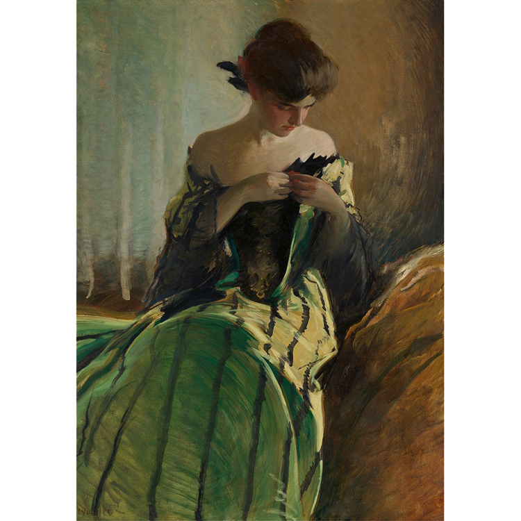 MINT Decoupage Paper STUDY IN BLACK AND GREEN