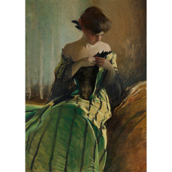 MINT - A3 Decoupagepapper (ca 30x42cm) - STUDY IN BLACK AND GREEN
