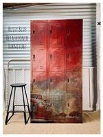 MINT - A3 Decoupagepapper (ca 30x42cm) - VINTAGE RED CAR
