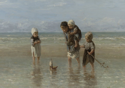 MINT - A1 Decoupagepapper (ca 59x84cm) - WATER PLAY