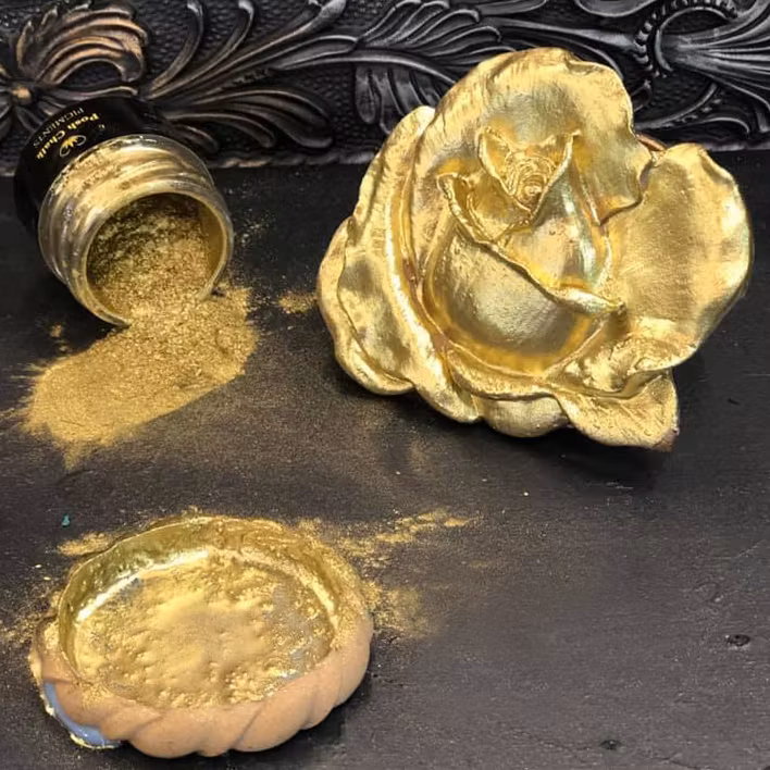 Posh Chalk Pigments - Metallpigment - LEMON GOLD