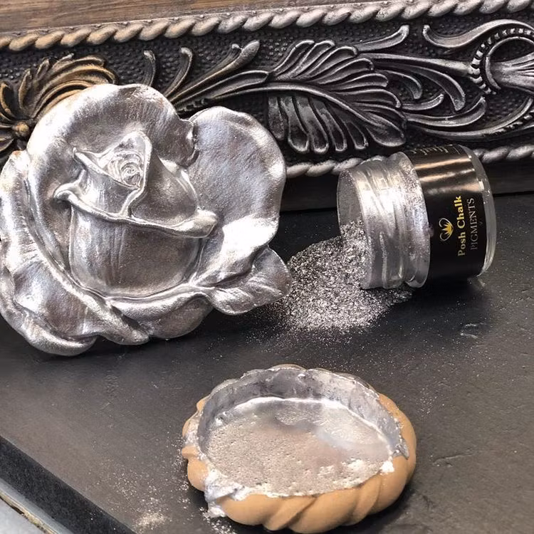 Posh Chalk Pigments - Metallpigment - SILVER