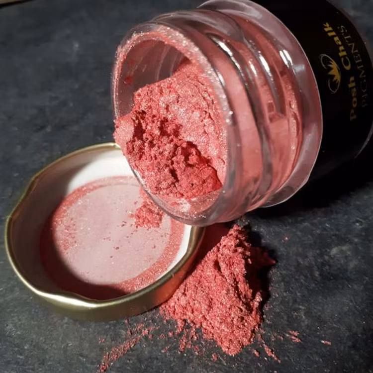 Posh Chalk Pigments - Metallpigment - RED CARMINE