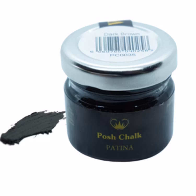 Posh Chalk Patina - Förgyllningsvax - DARK BROWN