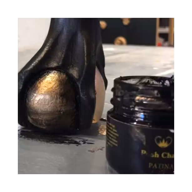 Posh Chalk Patina - Förgyllningsvax - BLACK