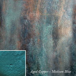 PP Aged Copper - Creative Powders - Faux Verdigris - BLÅ / Medium Blue