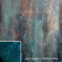 PP Aged Copper - Creative Powders - Faux Verdigris - BLÅ / Dark Blue