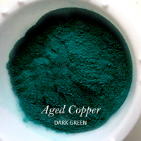 PP Aged Copper - Creative Powders - Faux Verdigris - GRÖN / Dark Green