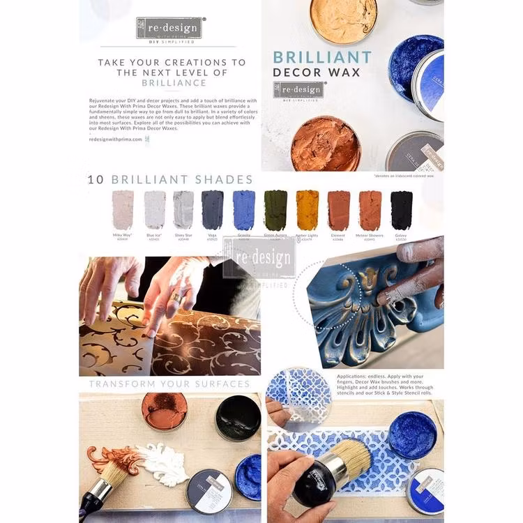 Re Design Decor Wax - Metallisk Vaxpasta