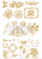 Re Design Décor Transfers® - Gilded Home & Nature ca 56x94cm