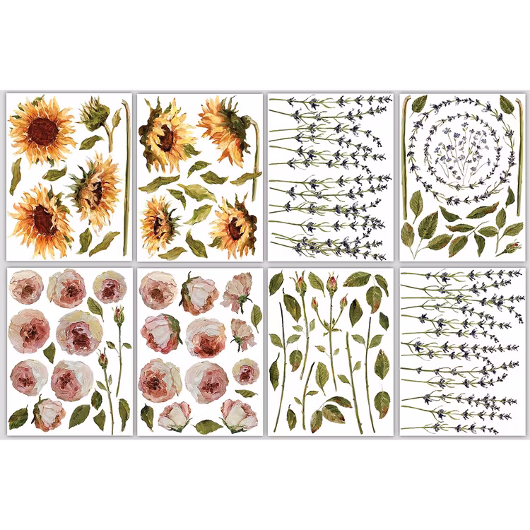IOD Decor Transfer - PAINTERLY FLORALS