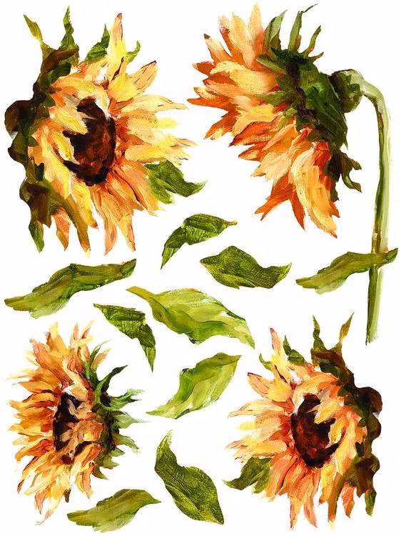 IOD Decor Transfer - PAINTERLY FLORALS